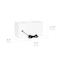 American Art Décor™ 3-Tier White Desk Organizer with USB Port